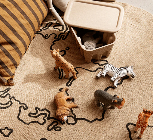 Фигурка Animal Hand-carved Zebra Ferm Living, стоимость 4 400 руб.  Фотография 1