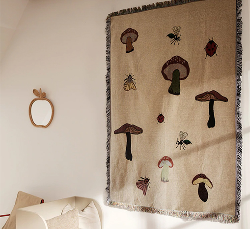 Коврик Forest Trapersty Blanket Sand Ferm Living, стоимость 16 200 руб.  Фотография 2