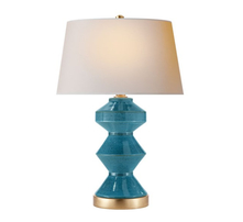 Пара настольных ламп WELLER Oslo Blue